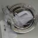 WEPSEN Hand Mixer Electric Mixing Bowls Set, 5 Speeds Handheld Mixer with 4 Nesting Stainless Steel Mixing Bowl, Measuring Cups Spoons 200W Kitchen Blender Whisk Beater Baking Supplies For Beginner