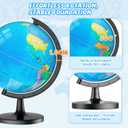 13" Globe for Children & Adults, Interactive World Globe for Kids with HD Waterproof & Writable Surface, Educational STEM Learning Toy, Classroom Teaching Gift