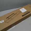 Floating Shelves Set of 2, Solid Elm Wood Wall Shelves 36 Inch - Invisible Bracket Mount for Living Room, Bedroom, Kitchen, Bathroom - Brown