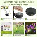 Solar Lights Outdoor,2 Pack Blooming Butterfly Decorations Flowers,Outdoor Waterproof Landscape Lights for Yard Patio Lawn Garden Decor,Gifts for Women Mother's Day