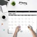 2026-2027 Desk Calendar Run now to Jun 2027, 18 Monthly Desk Calendar 2026-2027 Large, 22'' x 17'', 2026 Desk/Wall Calendar with Desk Pad, To-do Lists, Ruled Blocks, Corner Protectors, Lay Flat