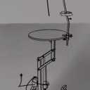 Garvee 24" Electric Dog Grooming Table, Adjustable Overhead Arm Dog Grooming Table, Rotating Desktop Pet Grooming Table, Suitable for Household Dogs, Non-Slip Table, Black
GARVEE Electric Pet Grooming Table