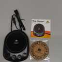 Coffee Mug Warmer - Fastest Heating & Highest Temperature, Coffee Cup Warmer for Desk Auto Shut Off, 4 Temp Settings & 1-12H Timer, Smart Electric Beverage Warmer for Coffee, Tea (Black)