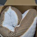 Memory Foam Pillows Standard Size, Medium Firm Pillow for Sleeping, Orthopedic Bed Pillow for Side, Back Sleepers, Ventilated Gel Foam Pillow with Washable Cover, 23.6" x 15.7"x 5.1"