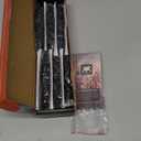 Steak Knives Set of 6, 4.7 Inch Dishwasher Safe Non-Serrated Table Knives, Ultra Sharp for Precise Cutting, Non-Stick Blade & Rust Proof, Easy to Maintain Ideal for Home Restaurant Party