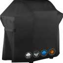 52 Inch 3 Burner Grill Cover, Fits for Weber Spirit 300, Weber Genesis Sliver, Char Broil, Nexgrill, Brinkmann, Blue Rhino, Dyna Glo Grills. All Weather Barbecue Cover.