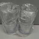US Acrylic Classic Clear Plastic Reusable Drinking Glasses (Set of 8) 12oz Rocks & 16oz Water Cups | BPA-Free Tumblers, Made in USA | Top-Rack Dishwasher Safe