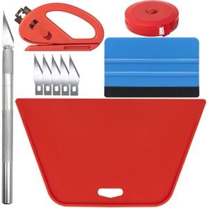 Smoothing Tool Kit for Applying Peel and Stick Wallpaper, Vinyl Backsplash Tile (10pcs)