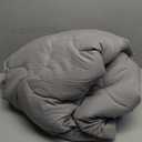 SLEEP ZONE Mattress Topper Twin, Cooling Mattress Pad, Quilted Fitted Mattress Cover, Machine Washable Mattress Protector, Soft Fluffy Down Alternative, Deep Pocket 8~21 inch (Grey, Twin) (Gray)