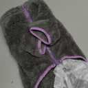 Haloumoning Dogs Fleece Winter Coats Jackets for Small and Medium Dogs Thick Full Zip Sherpa Turtleneck Puppy Jackets (Large, Grey)