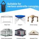 Canopy Tent Weights Sand Bags (200 lbs) Set of 4, Heavy Duty 1680D Canopy Weights Sandbags for Instant Outdoor Canopy, Pop Up Sun Shelter, Gazebos, Sunshade
