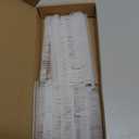 MECCANIXITY J Hook Standard Tagging Fasteners,Plastic Regular,Standard Label Gun Price Tagging Barbs for Garment Price Tag Label Barbs 25mm (1 Inch),Pack of 500 White