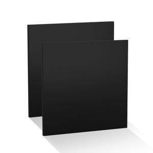 TAKASHIIQI HDPE Sheet, 1/2 Inch Thick, Black, 24 x 48 in, 1 Pack