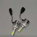 2 PCS 9005/HB3 Car LED Light Replacement, 3800LM 6000K Super Bright Waterproof C6 Fog Lighting Bulb, Plug & Play Led Headlights High and Low Beam Car Accessories