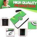 Collectible Trading Card Binder, 400 Pockets Card Holder with 50 Removable Sleeves, Portable Collection Binder Album Book Case Storage, Zipper Card Protective Sleeves for TCG, Sports Card (Nest Cyan)