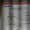 Super Sticky Easel Pad, 25 x 30 Inches, 30 Sheets/Pad, 8 Pads/Pack (Pink), Large Self Stick Flip Chart Paper for Whiteboards, Premium White Chart Paper for Teachers, Office, and Classroom Supplies