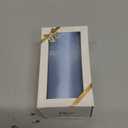 HUIHUANG Dusty Blue Satin Ribbon 4 inch Wide Double-Faced Dusty Blue Big Fabric Ribbon for Wedding Chair Sashes Large Bows Making Sewing Crafts Flower Bouquet Wrap Party Decor -Continuous 10 Yards