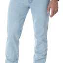 Wrangler Men's 0936 Cowboy Cut Slim Fit Jean (34W x 36L, Gold Buckle Bleach)