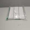 madesmart Premium 3 Compartment Clear Drawer Organizer, Multi-Purpose Storage with Soft Grip Lining & Non Slip Base, Grey