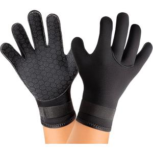 Neoprene Glove, Wetsuit Gloves 3mm with Waist Strap for Scuba Diving Snorkeling Paddling Surfing Kayaking Canoeing Spearfishing Skiing and Water Sports, Wetsuit Glove for Men, Women, Size: Large-X-Large