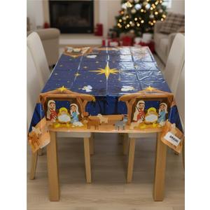 Christmas Tablecloth 2 PC, 52×105 inch