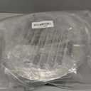 8 Inch Round Air Vent Stainless steel Louver Grille Cover White Soffit Vent with Built-in Screen Mesh for Kitchen/Bathroom/Study-Room/Office Ventilation [FDXGYH]