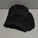 Moosfor Round Spandex Tablecloth, Elastic Fitted Waterproof Tablecloths for 45"-56" Tables, Stretch Washable Picnic Table Cover for Camping, Dining, Indoor and Outdoor, Black