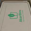 AkariBins Durable Eco Storage Bins  14.5 Qt - Plastic-Free - Stackable Boxes with Lids - Home Office, Toy Room, Art, Pantry Storage - Strong Fiber for Dry Use - 2-Pack (13.8 x 10.2 x 5.9 Inch)