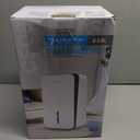 Dehumidifier for Home,1000 sq.ft Dehumidifier for Basement Bathroom Bedroom with Auto Shut Off, Built-in Aromatherapy Diffuser,7 Colors LED Light, Quiet Dehumidifiers with Sleep Mode(CS08-Cream)