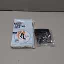 JOBST ACTIVA Men's Dress 8-15 mmHg Compression Socks Knee High Closed Toe (Medium, Black)