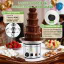 Commercial Chocolate Fountain 5 Tiers 18 lb Stainless Steel