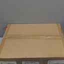 Foldable Foot Stool Ottoman, Modern Foot Rest with Bamboo X Legs & Thick Foam Cushion, Folding Foot Stools Small Padded for Bedroom Living Room, Footstool for Chair Couch (Natural - Brown)