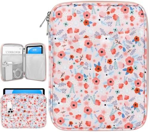 Dadanism 9-11 Inch Tablet Sleeve Bag Carrying Case for iPad (A16) 11th Gen 11", iPad 10th Gen 10.9" Air 5/4, i-Pad Air/Pro 11", i-Pad 9/8/7th, Galaxy Tab A9+ Plus 11", Remarkable 2 10.3", Spring Pink