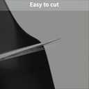 Leather Dresser Cover,1.8mm Thick,10x43 Inch,Dresser Protector Top,Dresser Top Protector,Dresser Cover Top,Dresser Top Cover,Dresser Cover Top for Bedroom.(Black+Gray,10x43)