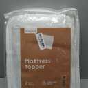 Ultra Soft Twin Mattress Topper - Cloud-Like Mattress Pad for Back Pain Relief - Breathable Cooling Material for Hot Sleepers, White