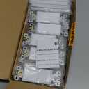 BESTTEN 10 Pack 4-Way Decorator Wall Light Switch with Wall Plate, 15A 120/277V, On/Off Paddle Rocker Interrupter, Self-Grounding, UL Listed, White