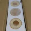 3 Pack Vintage Style Glass Shade, Cylinder Light Fixture Replacement Globe or or Cover with 1-5/8-Inch Fitter for Chandelier Wall Sconce Pendant Light, G0110