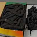 Flexi Hose PLUS with 8 Function Nozzle Expandable Garden Hose, Lightweight & No-Kink Flexible Garden Hose, 3/ 4 inch Solid Brass Fittings and Double Latex Core, 100 ft Black