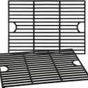 Grill Grates for Nexgrill 4 Burner 720-0830H 720-0830D 720-0670A 720-0783C 720-0783E 720-0958A, 17" Cast Iron Replacement Parts for 5 Burner 720-0888N Charbroil 463241113 463446015, Kenmore Gas Grill