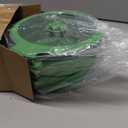 Collapsible Silicone Microwave Cookware Cooker Steamer for Cooking with Lids, 0.8L Glass Food Storage Container Sealed Bowl Mixing Bowls 2pc Set BPA Free