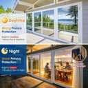 Homein Window Tint for Home with Tools, One Way Window Film, Silver | UV Heat Blocking, See Out Not in, Static Cling, Daytime Mirror Reflective Covering for Home Office, 35.4" x 157.4"