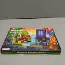 150 pcs 0.8inch Magnetic Blocks with 24 Light Blocks - Christmas Toys for Kids, Boys and Girls, Magnetic Building Blocks Cubes, Stacking Magnets, Birthday Gifts for Boys and Girls Age 3+ Years Old