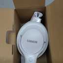 BERIBES Bluetooth Headphones Over Ear, 65H Playtime and 6 EQ Music Modes Wireless Headphones with Microphone, HiFi Stereo Foldable Lightweight Headsets, Deep Bass for Home Office Cellphone PC Ect. (White)