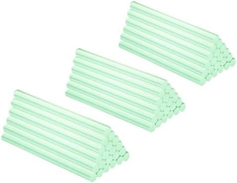 NEX&CO Glow in The Dark Hot Glue Sticks, Bulk Value Pack Only 53 Count Green Luminous Sticks, Mini Size 4" 0.27 Diameter, Night Glow Spooky Sticks for Glue Gun, for Halloween Decorations, Spooky Crafts
