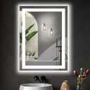 DUMOS 28.1"x36.1" LED Bathroom Mirror, Bathroom Vanity Mirror