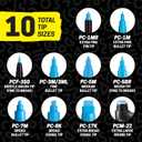 Posca Exclusive Acrylic Paint Markers Gift Set of 62 with Case, Great for Kids and Adults, For Coloring Decorations, Canvas, Glass or Wood, Includes 350, 1MR, 1M, 3M, 5M, 7M, 8K, & 17K