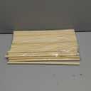 HOPELF 50PCS Dowel Rods Wood Sticks Wooden Dowel Rods - 3/8 x 12 Inch Bamboo Sticks - for CraftsHardwood Dowel Rod AssortmentWooden Rod Sticks Doweling RodsDIYers.