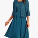GRACE KARIN 2025 Mother of The Bride Dresses Wedding Guest Party Dress Two Piece Dress size xl