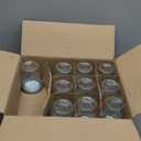 MGOHNACL 10PCS Wide Mouth Mason Jars 16oz with Silver Metal Lids, Clear Canning Jars, Glass Jars for Canning, Food Storage, Overnight Oats, Fermenting, Pickling