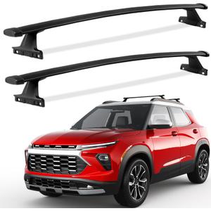 KINGGERI Cross Bars Roof Rack Compatible with Chevy Chevrolet Trailblazer 2021-2026 L LT ACTIV RS, 220lbs Heavy Duty Aluminum Roof Rails Crossbars Cargo Carrier Rooftop SUV Accessories